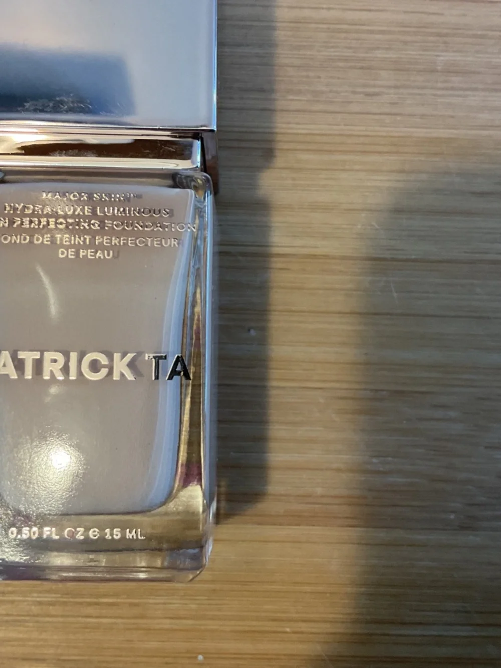 Patrick Ta #6 Neutral~Hydra-luxe LuminousSkin Perfecting Foundation 0.5 oz